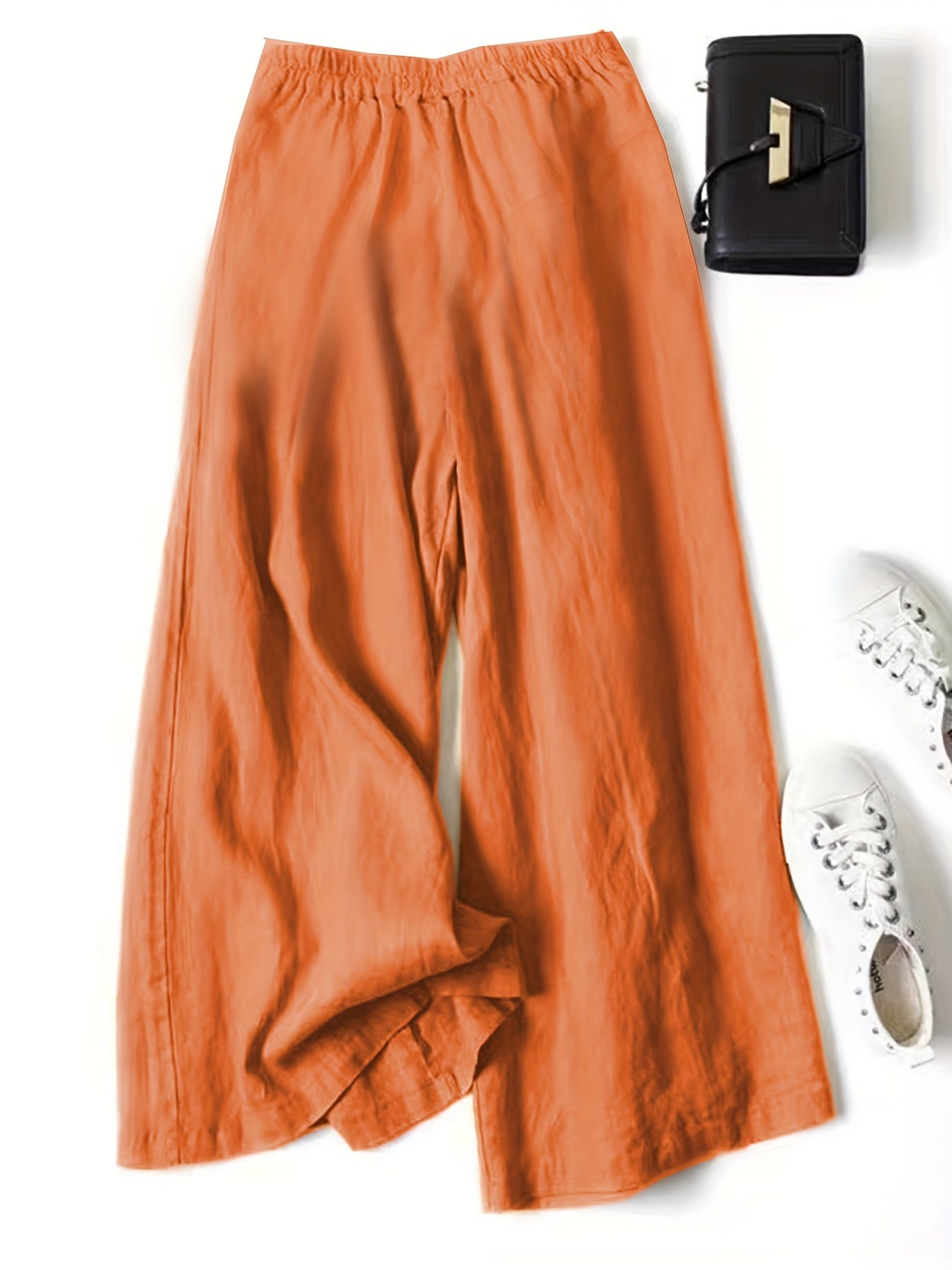 Jani™ | Pantalón Retro Acampanado de Lino