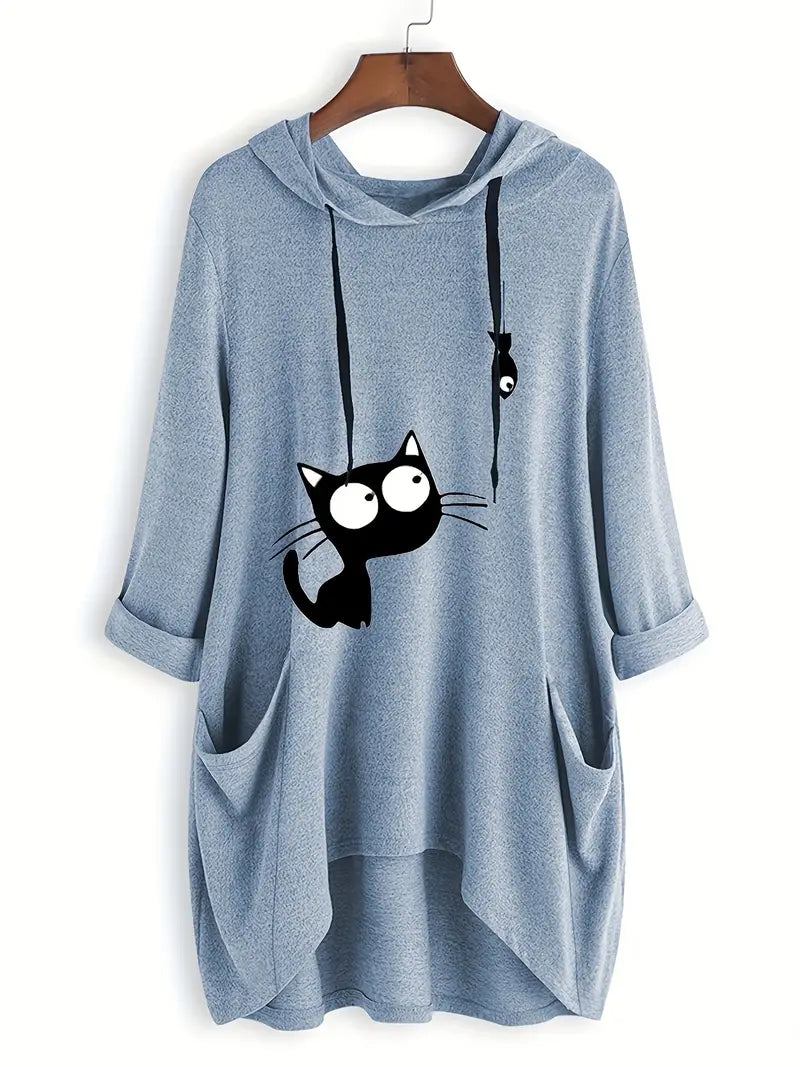 Elidi - Sudadera con capucha elegante y casual