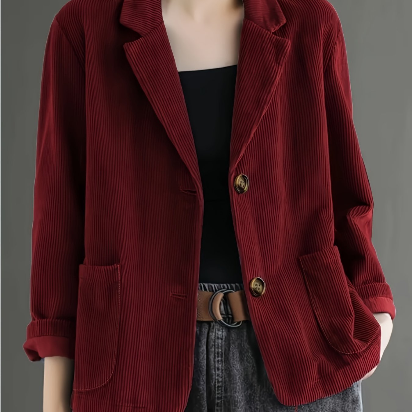 Clarabelle™ | Blazer Elegante de Terciopelo Cotelé