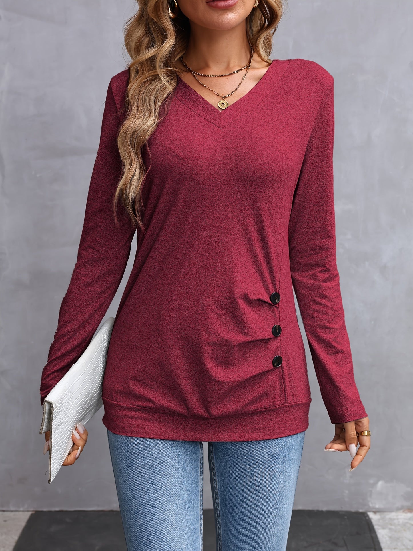 Louisa™ | T-shirt Elegante de Manga Larga