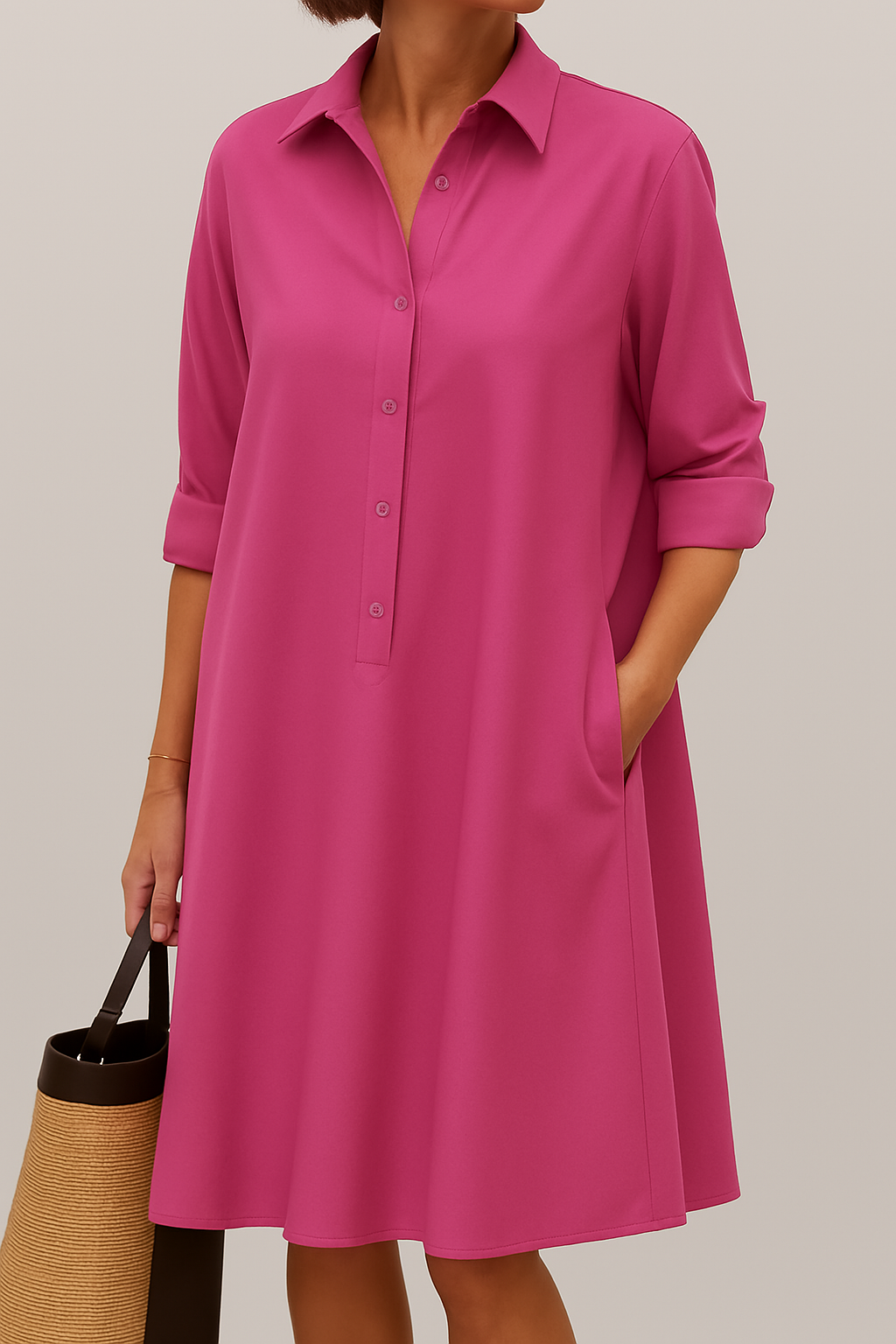 Elodie - Vestido camisero con botones