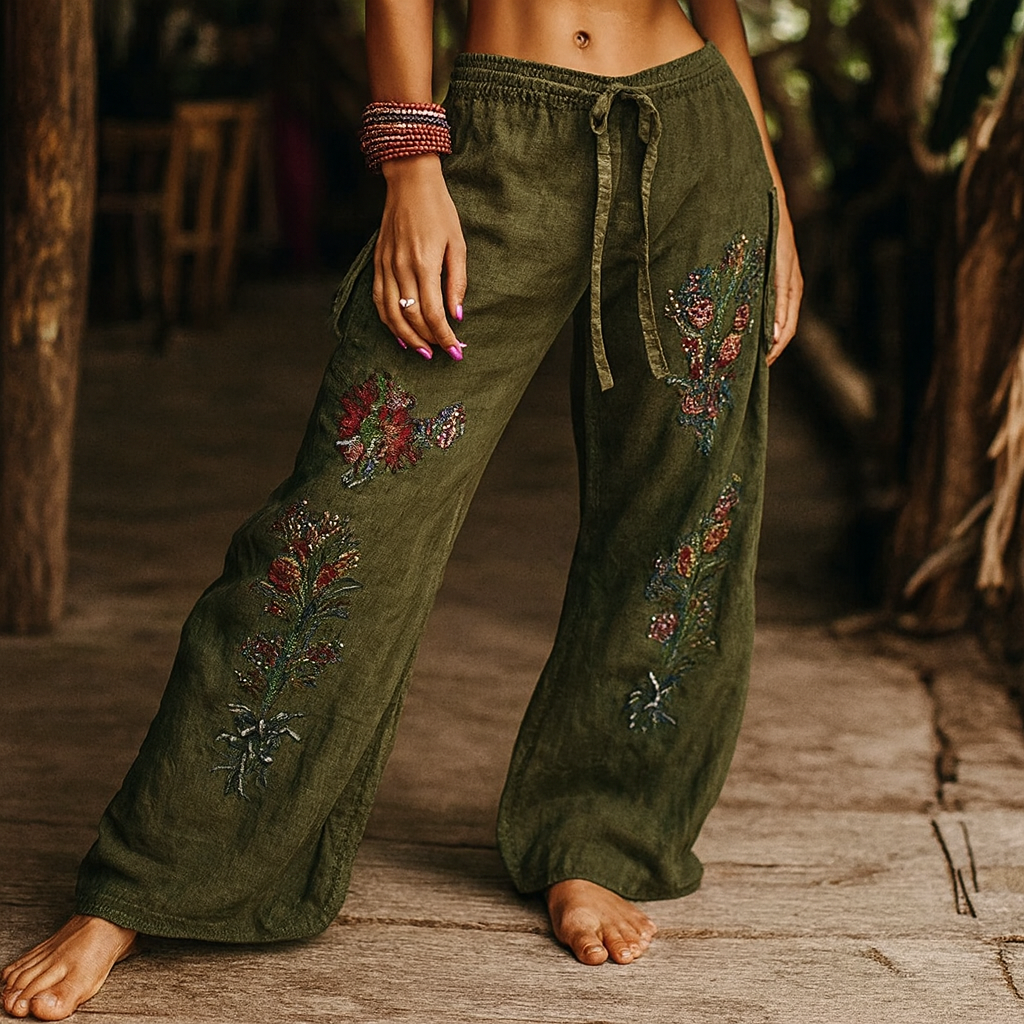 Jovie - pantalones bohemios casuales y elegantes