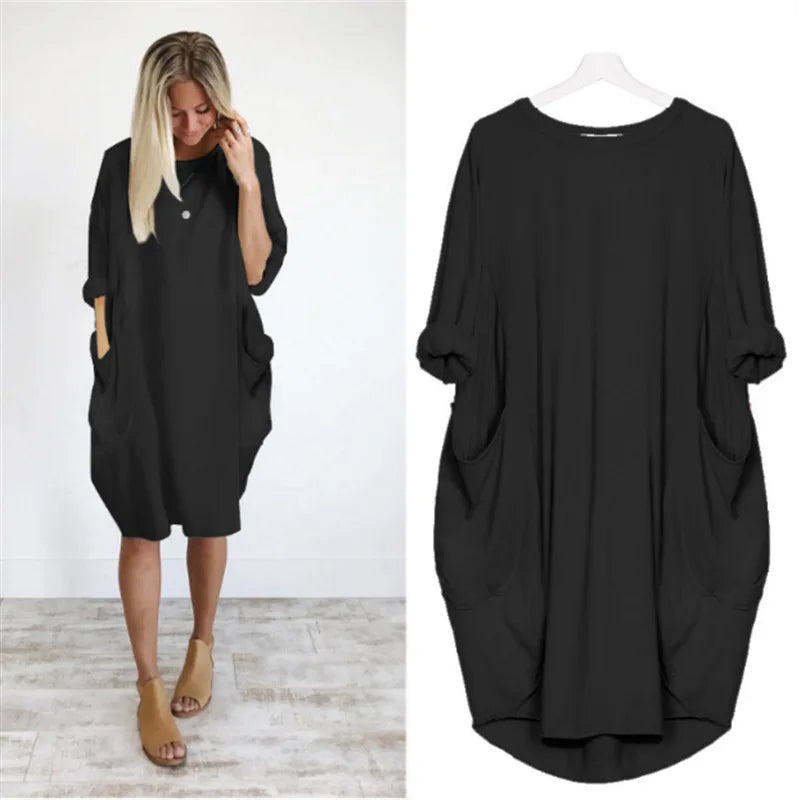 Bianca - vestido cómodo y holgado