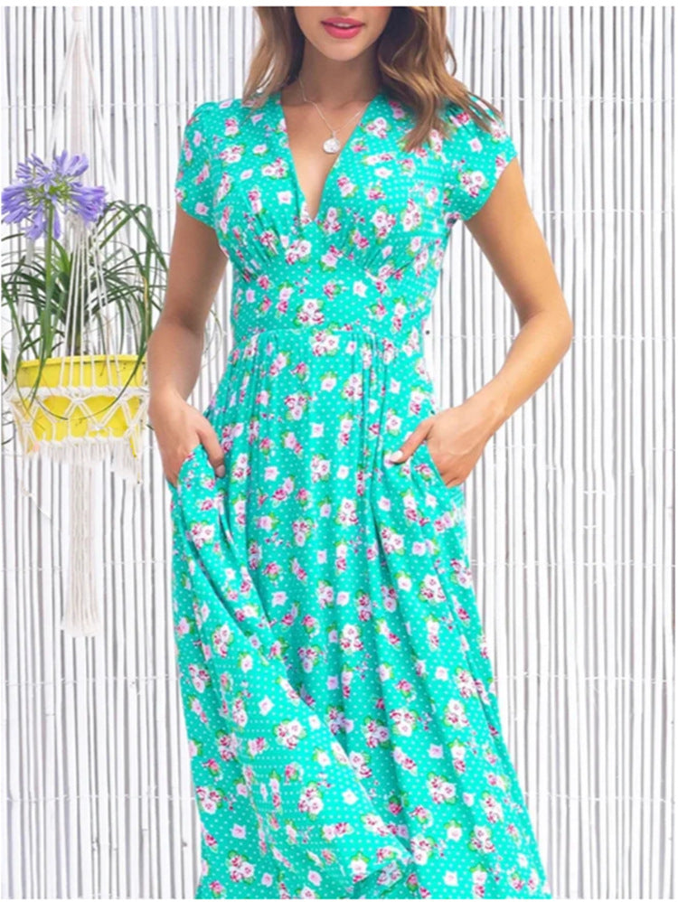 Esperanza - Vestido floral elegante y casual