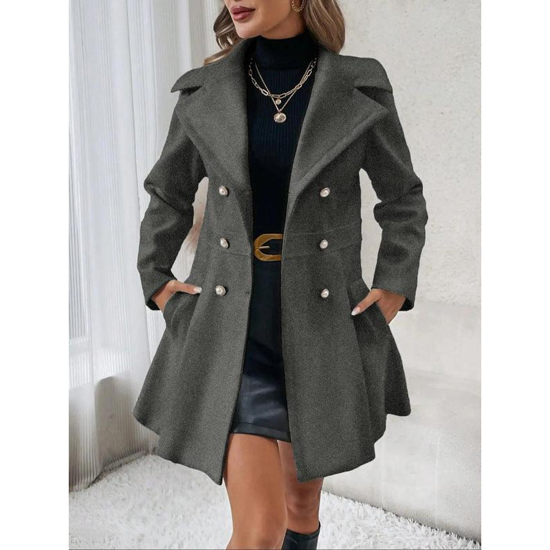 Maria™ | Elegante Chaqueta de Otoño de Doble Botón