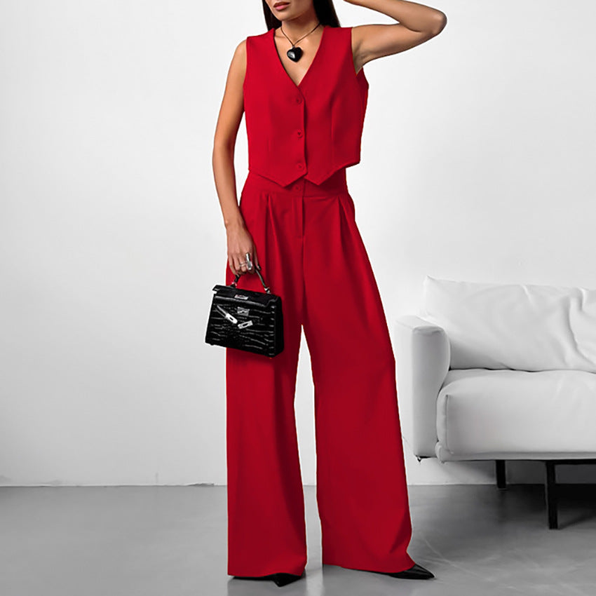 Manon™ | Conjunto Elegante de Cuello en V