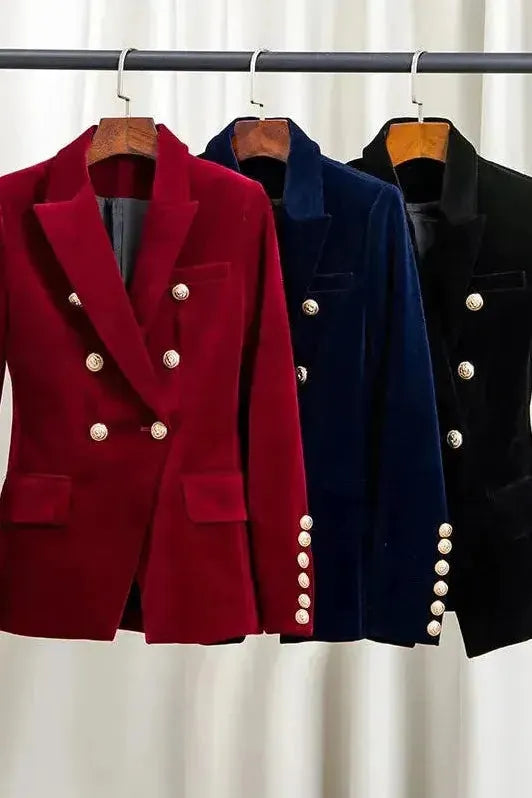 Nola™ | Blazer Elegante de Terciopelo