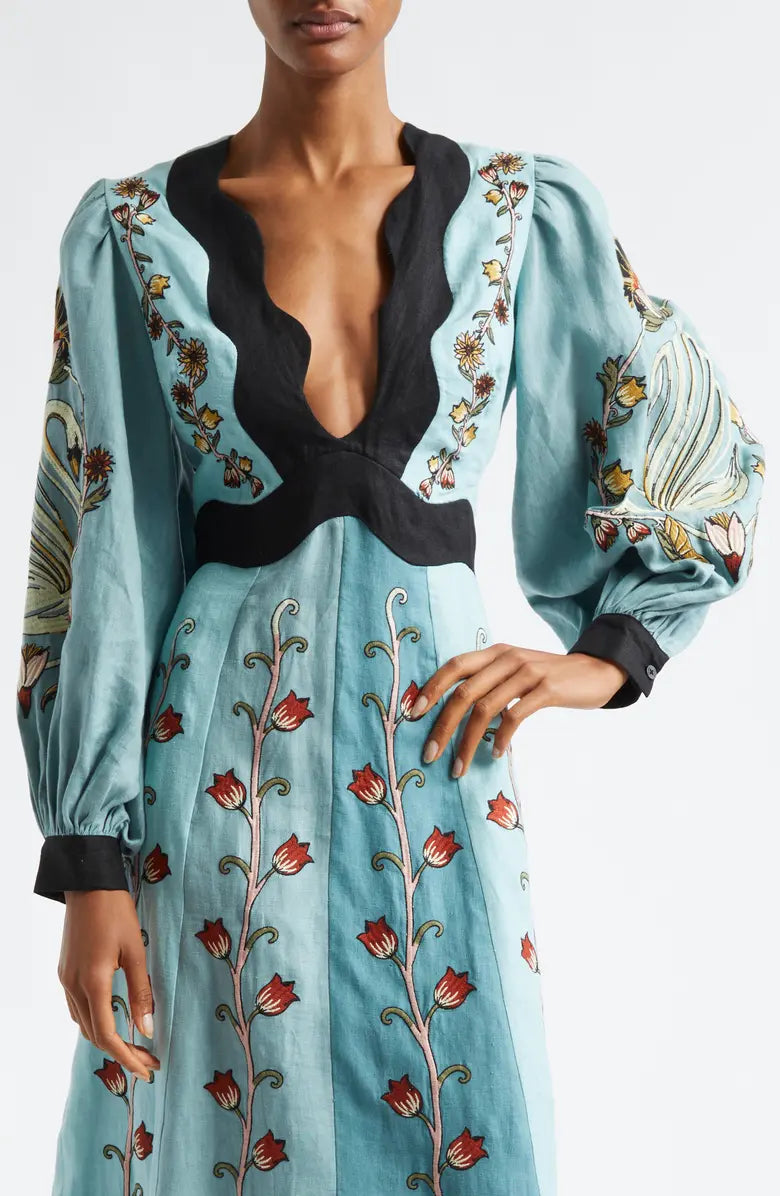 Dalila - Vestido floral elegante y casual