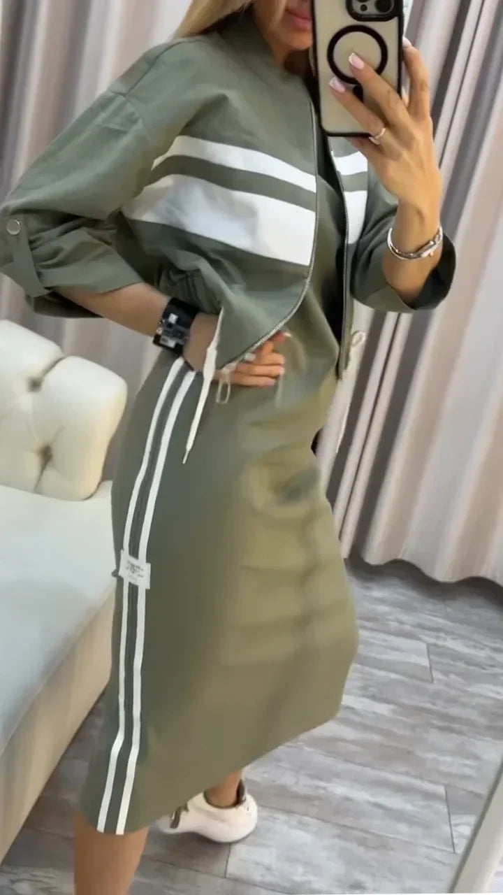 Charletta - Conjunto de Dos Piezas Casual Estiloso