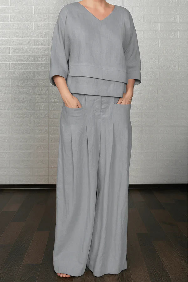 Milana - Conjunto de Dos Piezas Casual Elegante