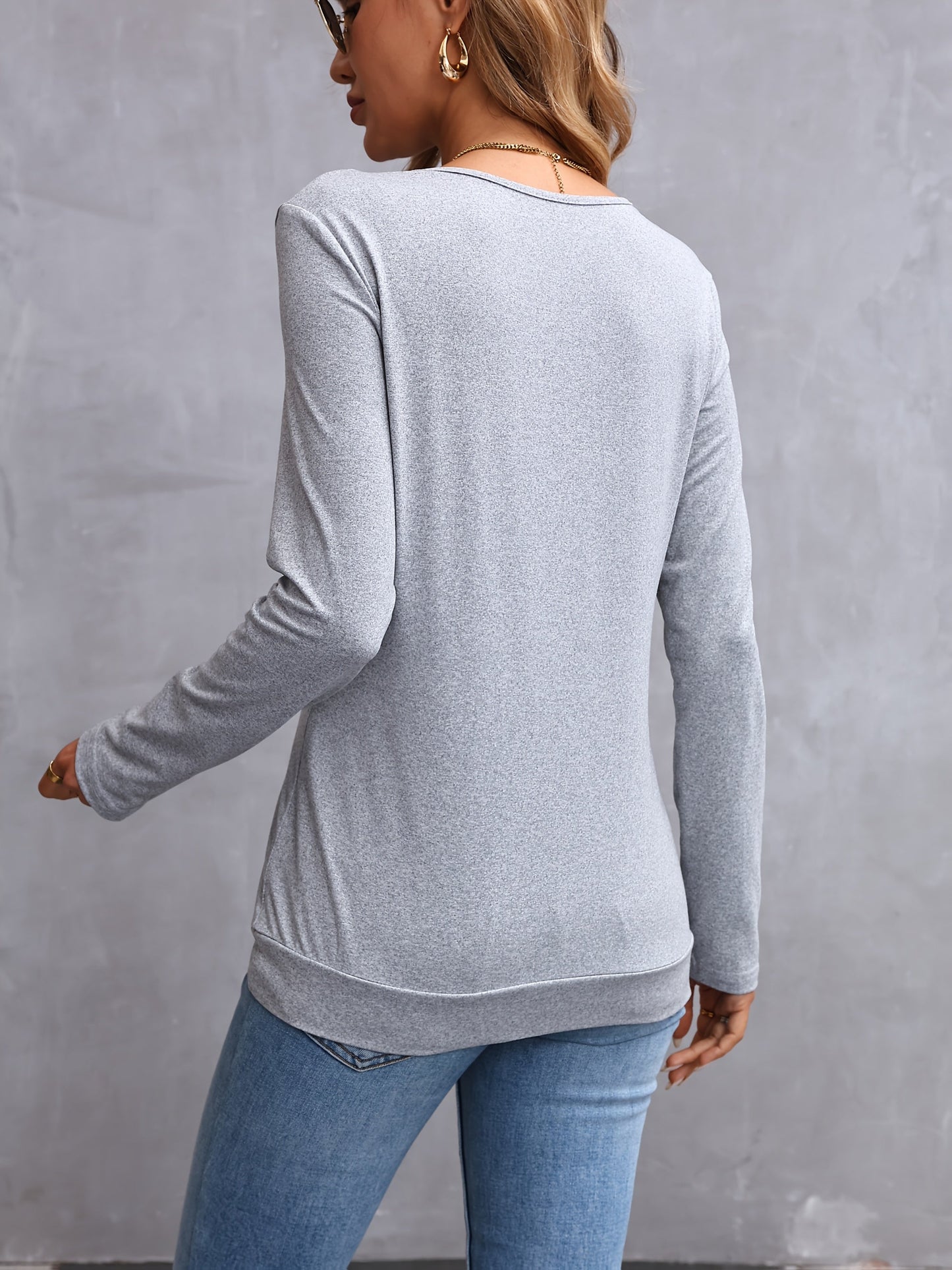 Louisa™ | T-shirt Elegante de Manga Larga