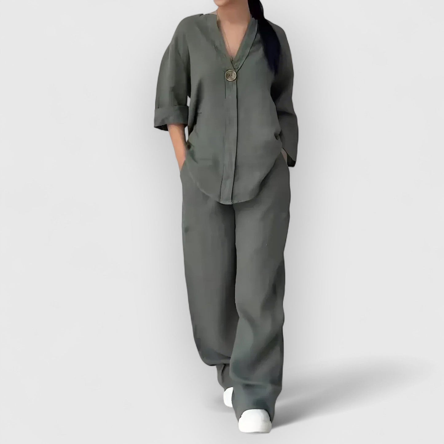 Leona - Conjunto de dos piezas casual elegante