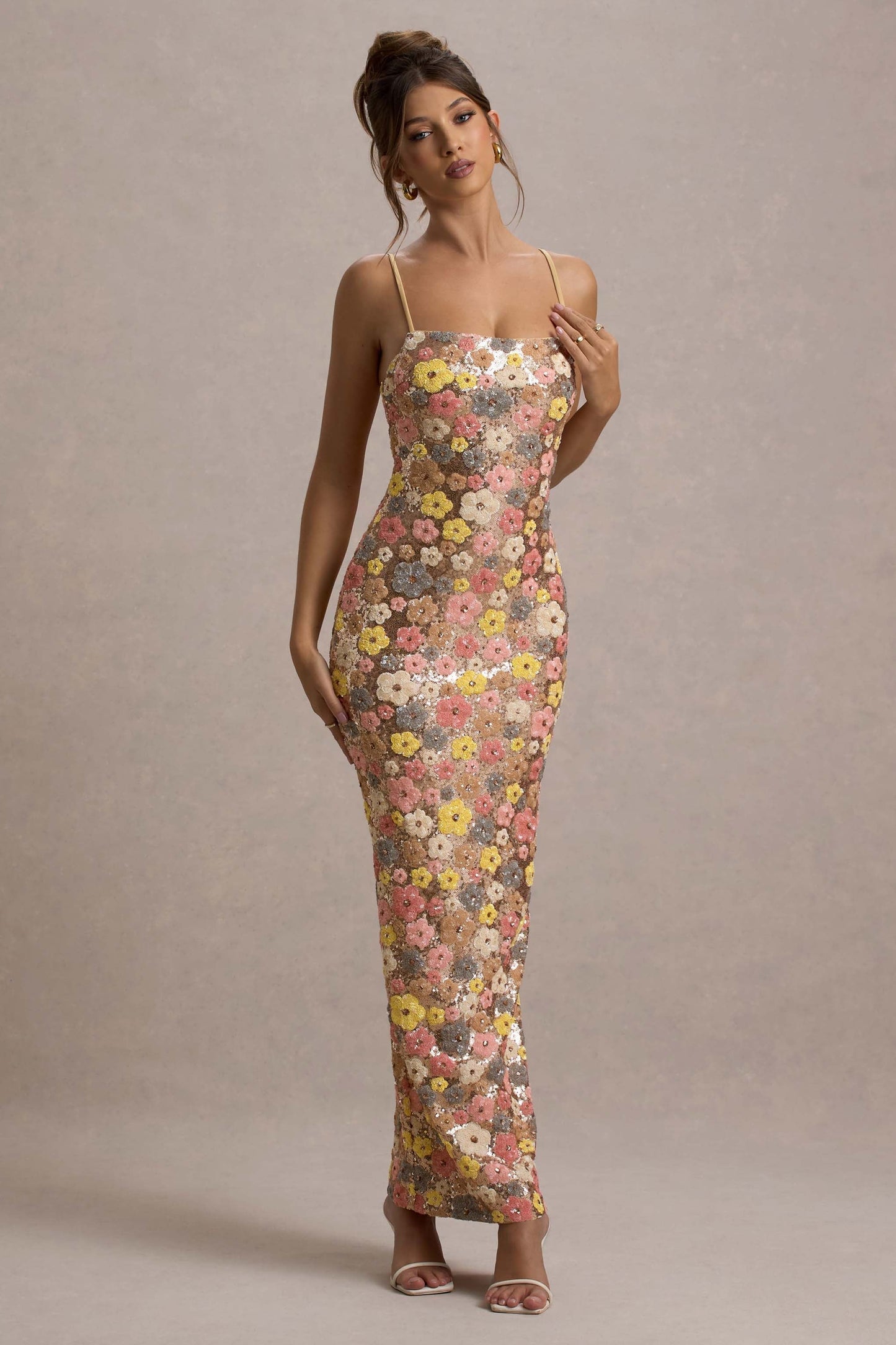 Alisha - Vestido largo floral elegante y casual