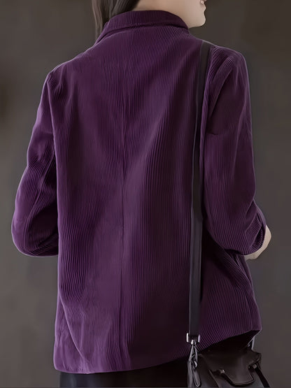 Clarabelle™ | Blazer Elegante de Terciopelo Cotelé