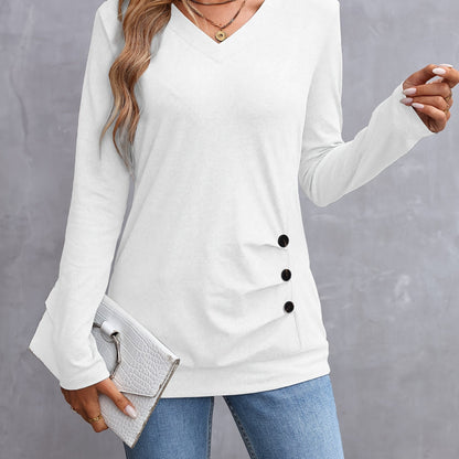 Louisa™ | T-shirt  Elegante de Manga Larga