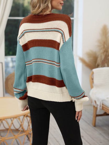 Colette™ | Suéter Elegante con Cuello en V - Chic y Cómodo