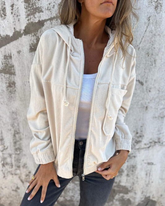 Ella™ | Chaqueta Elegante de Terciopelo Canelado