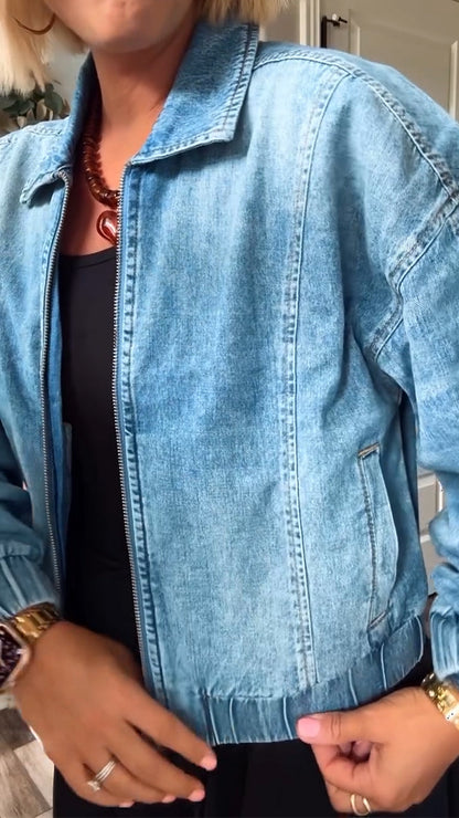 Valentina™ | Chaqueta de Denim Elegante