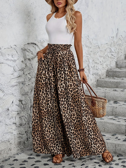 Naya™ | Pantalón Ligero Leopardo Elegante