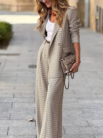 Alexandra™ | Conjunto Chic a Cuadros - Elegancia Informal
