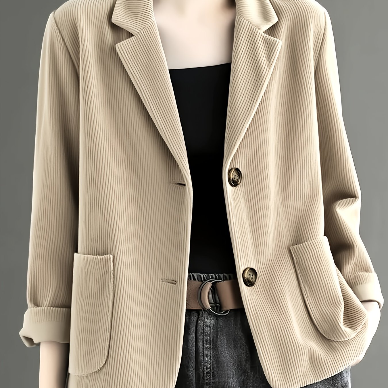 Clarabelle™ | Blazer Elegante de Terciopelo Cotelé