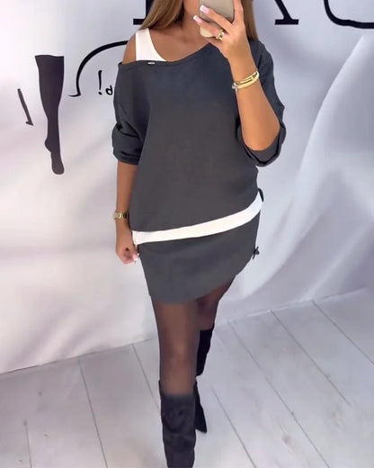 Darcella - Conjunto de dos piezas casual elegante