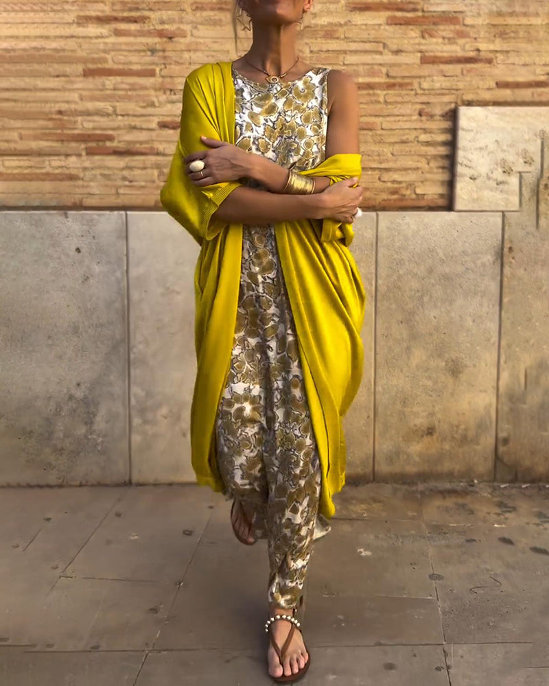 Kezia - Conjunto de dos piezas casual elegante