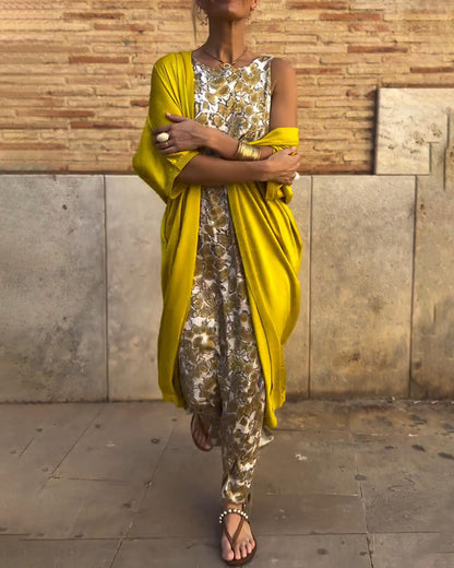 Kezia - Conjunto de dos piezas casual elegante