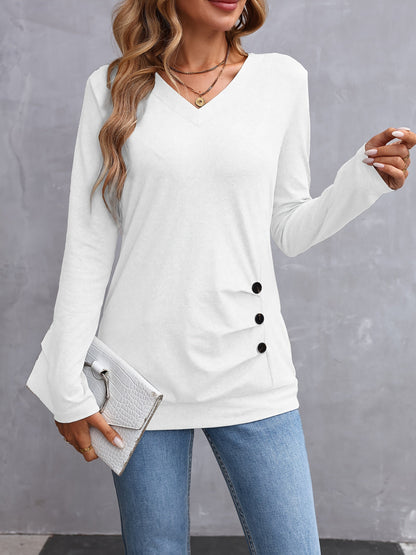 Louisa™ | T-shirt  Elegante de Manga Larga