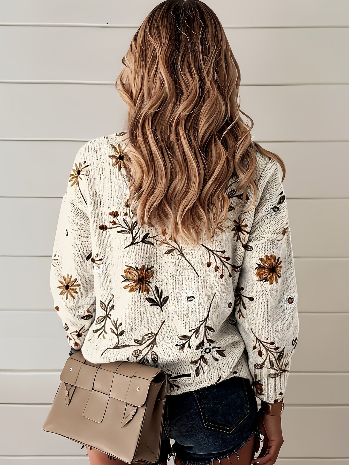 Carine™ | Cárdigan Floral Elegante