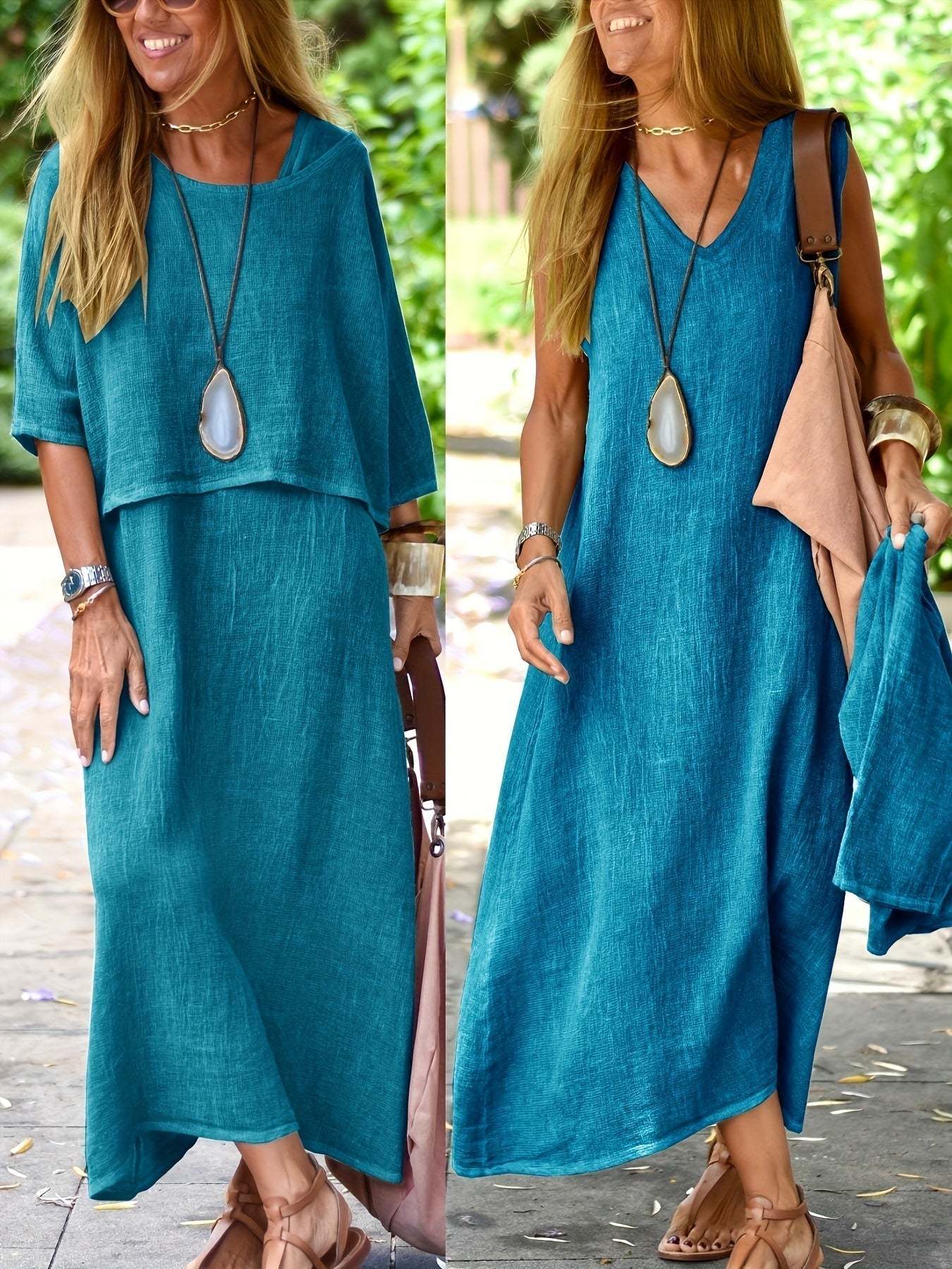 Bethel - Conjunto de dos piezas casual elegante