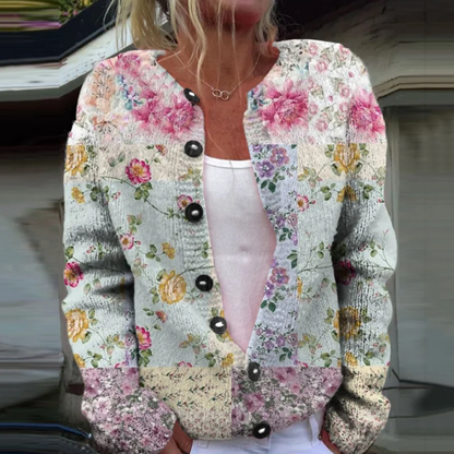 Lowri™ | Chaqueta Floral Elegante