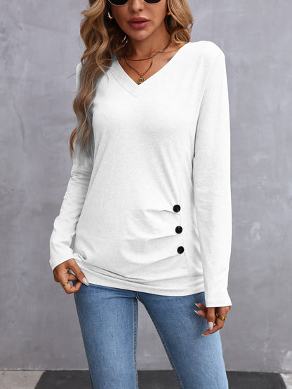 Louisa™ | T-shirt  Elegante de Manga Larga