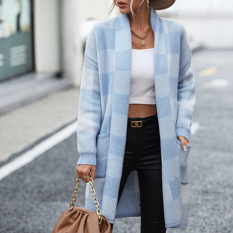 Mae™ | Cárdigan Informal a Cuadros