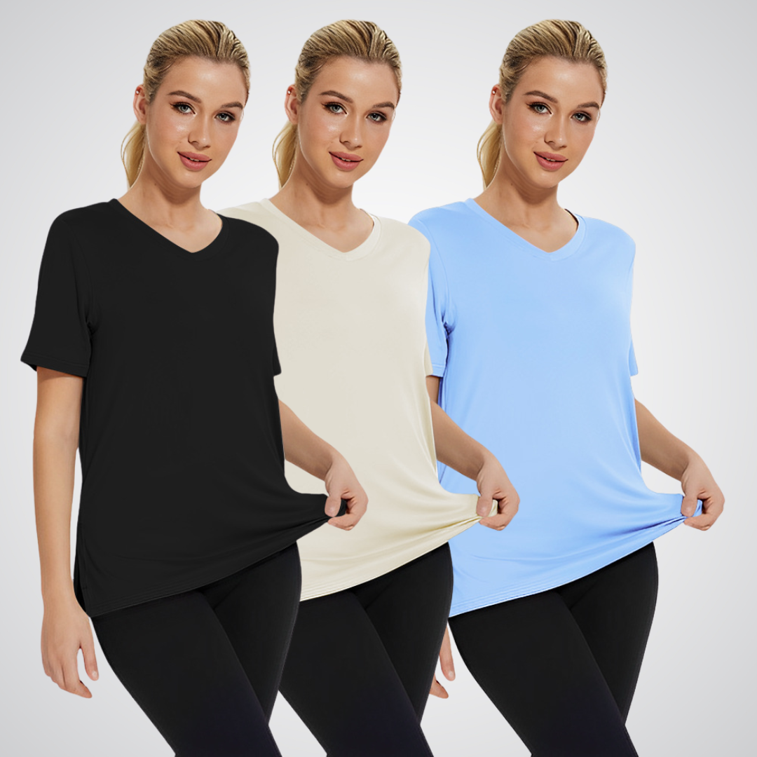 Sally™ | Camiseta casual de corte amplio (Paquete de 3)