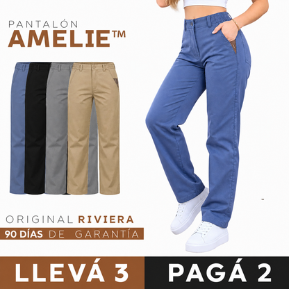 [COMPRÁ 2 Y LLEVÁ 3] Pantalón Amelie de Seda Fría con Elastano + Neceser organizador de Regalo