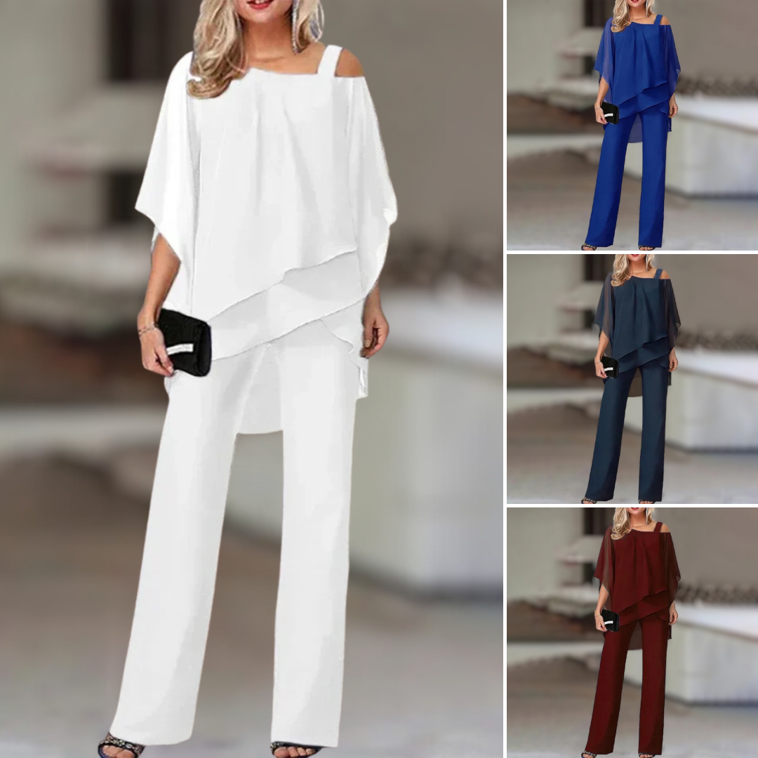 Danette - Conjunto de Dos Piezas Casual Elegante