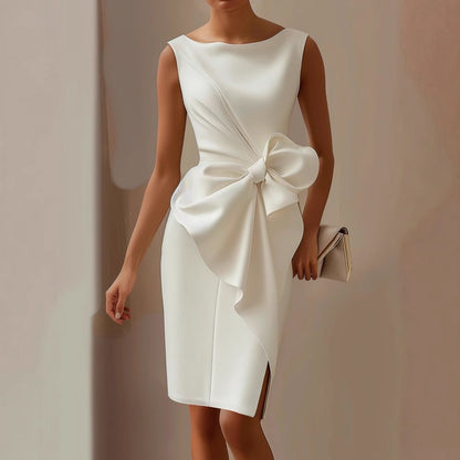 Athena™ | Vestido Elegante con Lazo