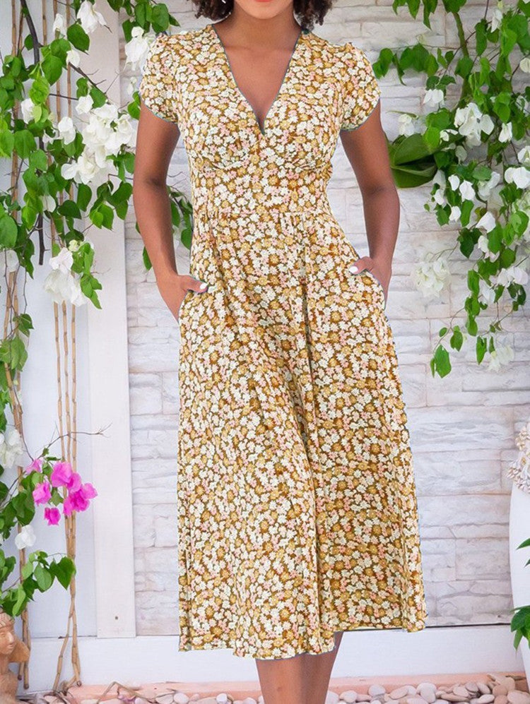 Esperanza - Vestido floral elegante y casual