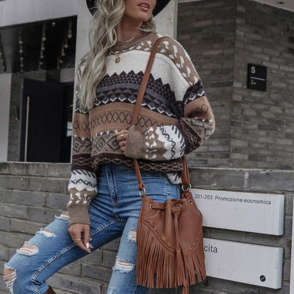 Emanuela™ | Suéter Geométrico Vintage Elegante