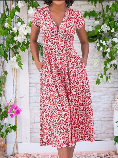 Esperanza - Vestido floral elegante y casual