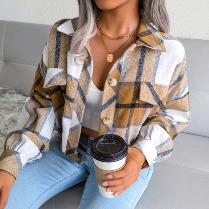 Lauren™ | Chaqueta a Cuadros Elegante y Cómoda