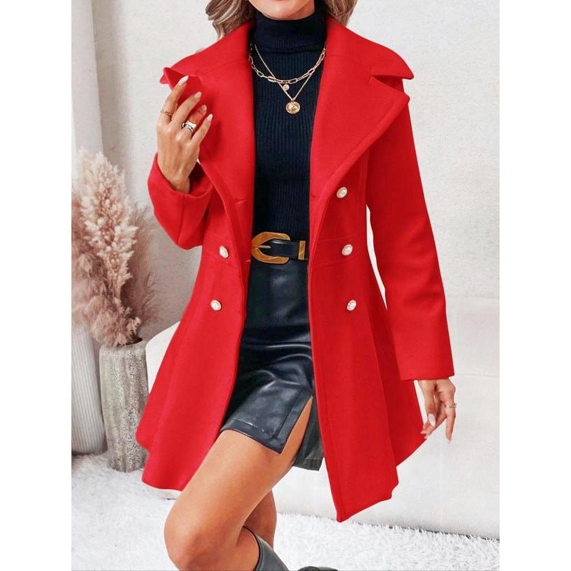 Maria™ | Elegante Chaqueta de Otoño de Doble Botón