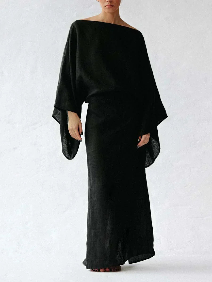 Nira - Vestido kimono informal y elegante