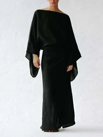 Nira - Vestido kimono informal y elegante