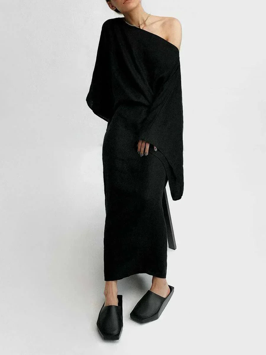 Nira - Vestido kimono informal y elegante