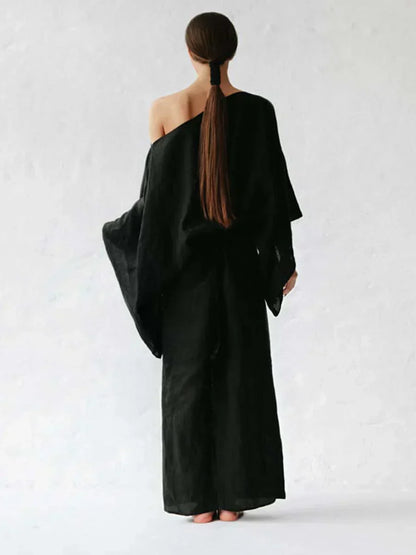 Nira - Vestido kimono informal y elegante