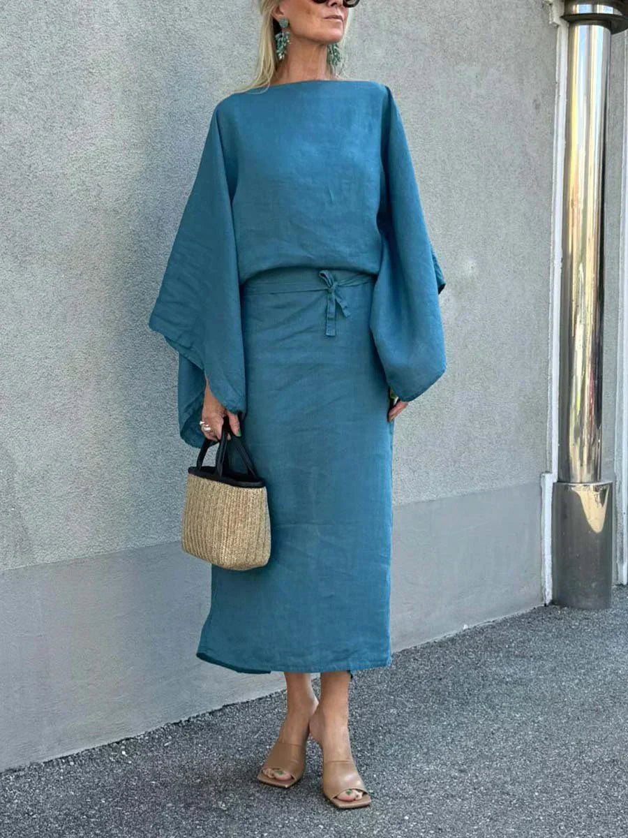 Nira - Vestido kimono informal y elegante