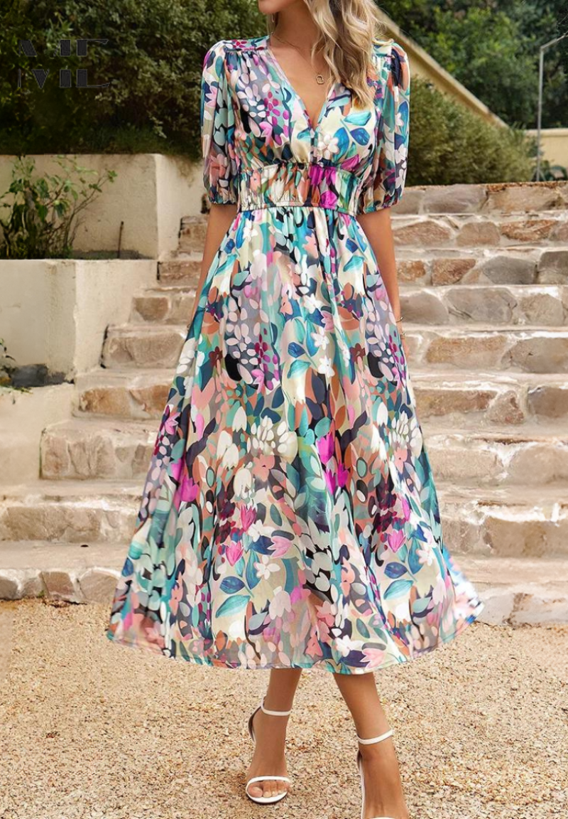 Flore – Elegante vestido floral