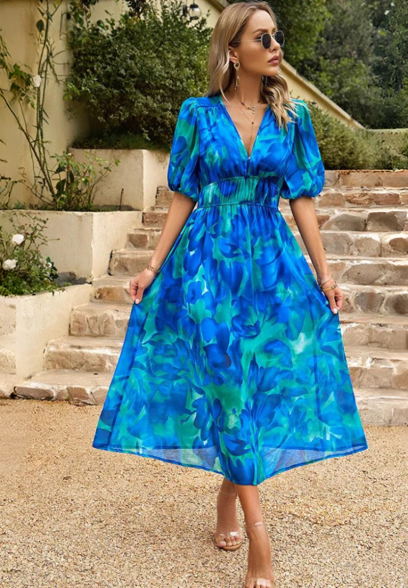 Flore – Elegante vestido floral